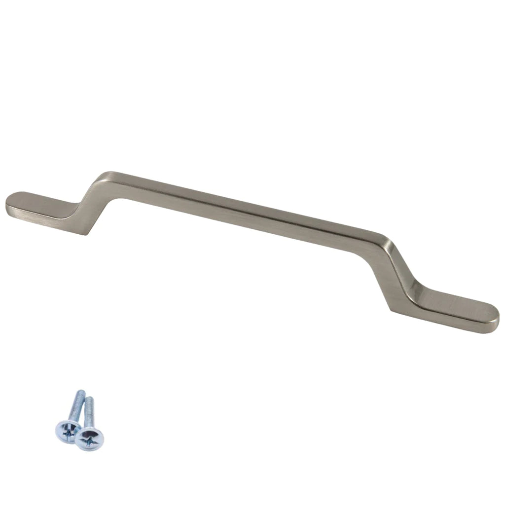 Poignée de meuble 96mm U098 - Acier Brossé