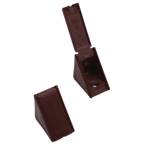 Équerre d'angle plastique - Marron foncé 1000 pièces