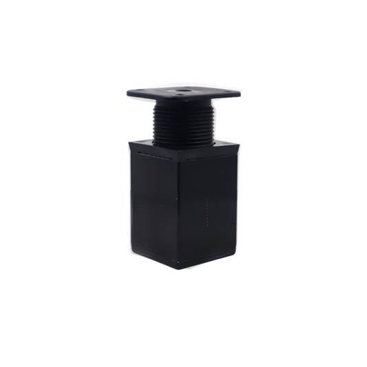 Pied de meuble carré réglable 40x40mm - 60mm - Noir