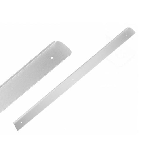 Bande latérale pour plan de travail de 38 mm R-5.5, Argent anodisé NTP Droite