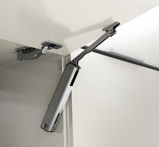 Compas relevable pour porte de meuble haut de cuisine - Léger/Moyen/Fort Furnica