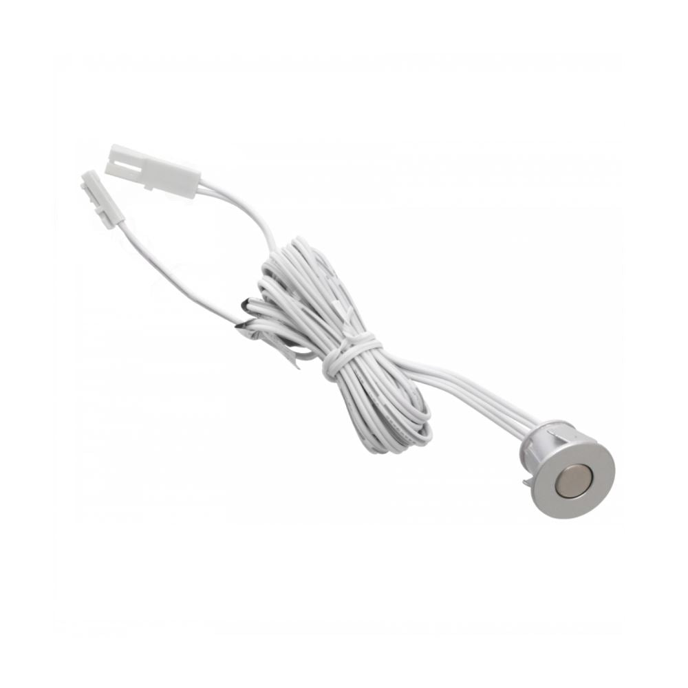 Interrupteur / gradateur LED avec luminaire encastré 24W, Argent NTP