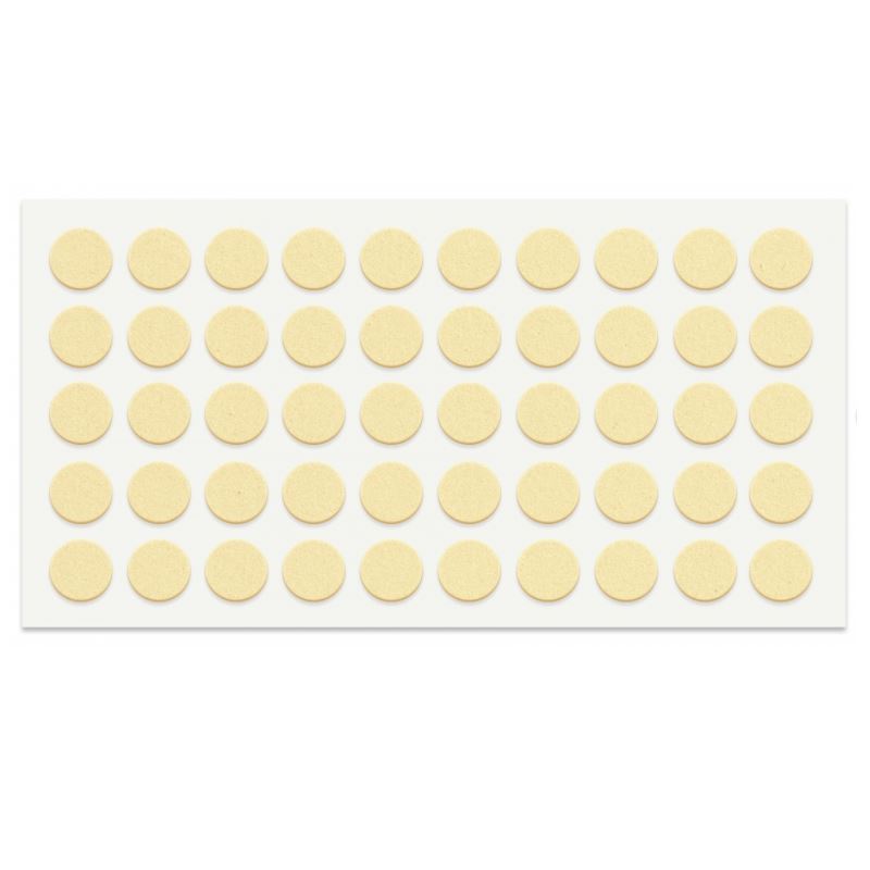 Pastille autocollante beige 10mm NTP Beige
