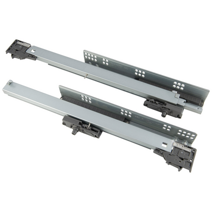 Ensemble de glissières dissimulée à ouverture par poussée (gauche et droite), extension complète 270mm – Furnica