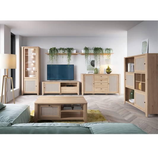 PARILLA - Ensemble de Meubles de Salon - Jackson Hickory / Amadeus
