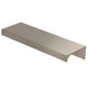 Poignée profilée Edge ronde 480mm (Longueur totale 500mm) - Acier brossé