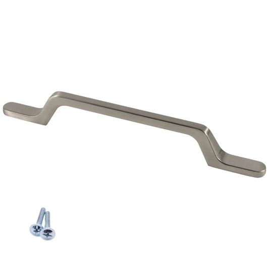 Poignée de meuble 96mm U098 - Acier Brossé