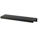 Poignée profilée Edge profil rond 416mm (Longueur totale 436mm) - Noir mat