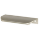 Poignée profilée Edge ronde 160mm (Longueur totale 180mm) - Acier brossé