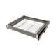 Panier de rangement coulissant pour caisson de 60 cm Soft-Close - Chrome – Furnica