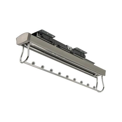 Porte-cintres coulissant Soft-Close - Gris – Furnica