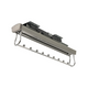 Porte-cintres coulissant Soft-Close - Gris – Furnica