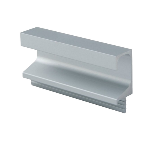 Profilé de préhension encastré T18 - 350 cm - Inox anodisé