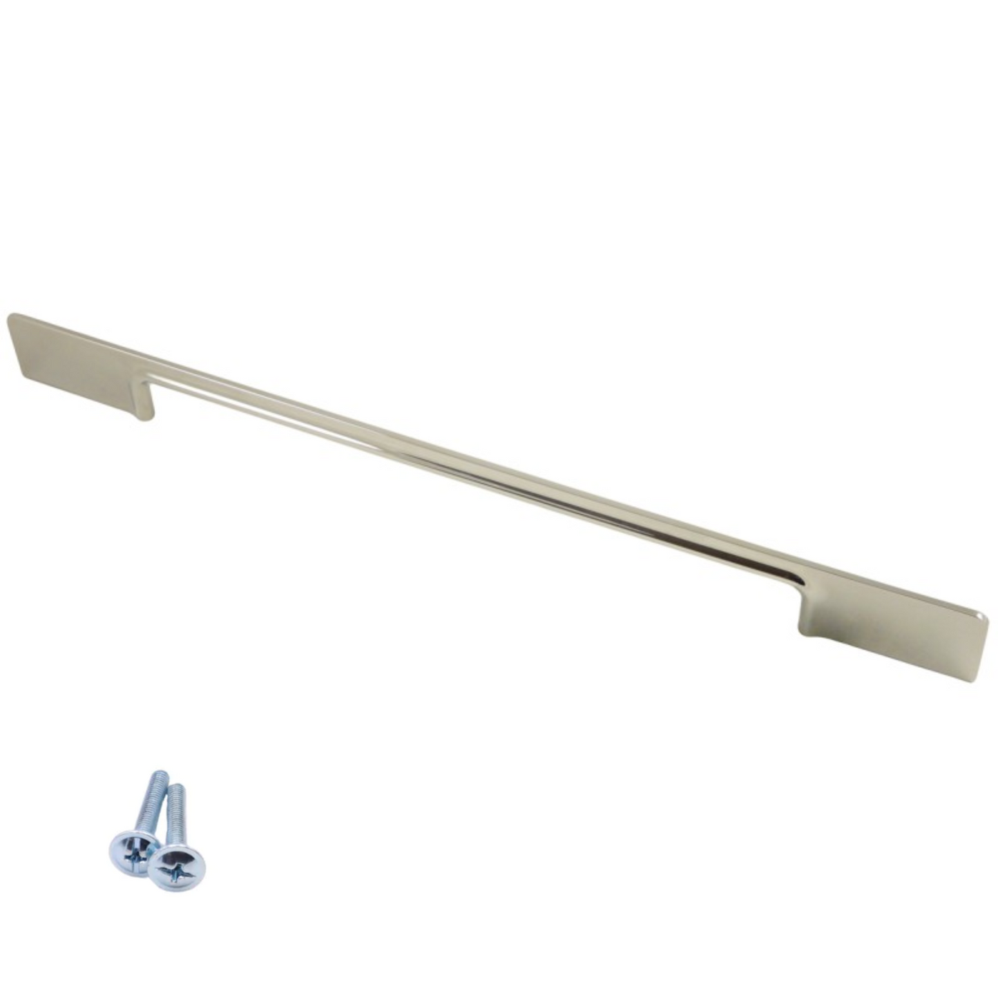 Poignée de meuble 256mm U086 - Acier brossé