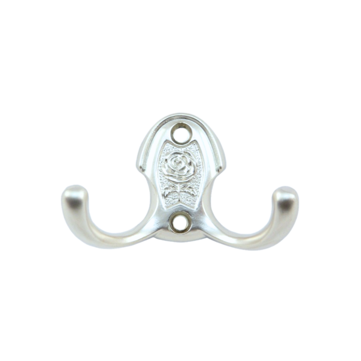 Crochet mural double 46mm - Chrome