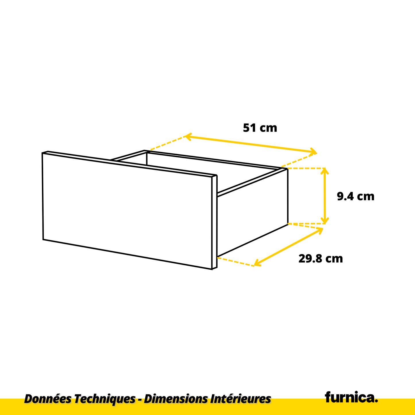 GABRIEL - Commode 4 Tiroirs - Table de Chevet Buffet - H92cm L60cm P33cm (Anthracite / Blanc Matt)