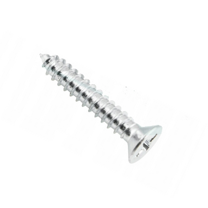 Vis à bois PZ2 4.0x25mm Zinc Blanc (100 pièces)