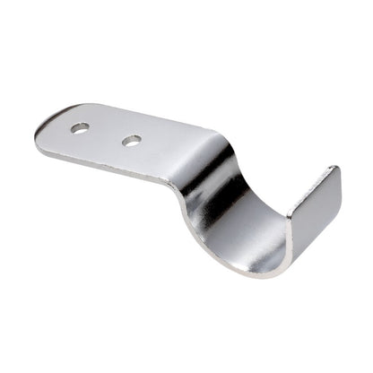 Support horizontal pour étagère 25mm, Chrome