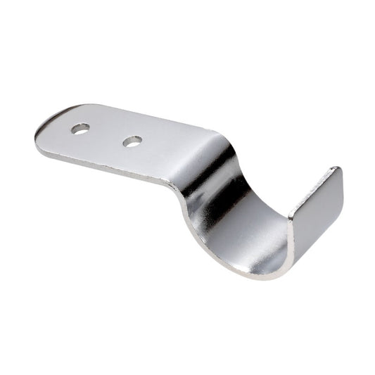 Support horizontal pour étagère 25mm, Chrome