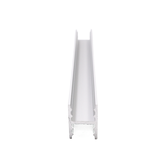 Barre de Connexion en H 10mm Profilé Horizontal en Aluminium 560cm - Argent Anodisé