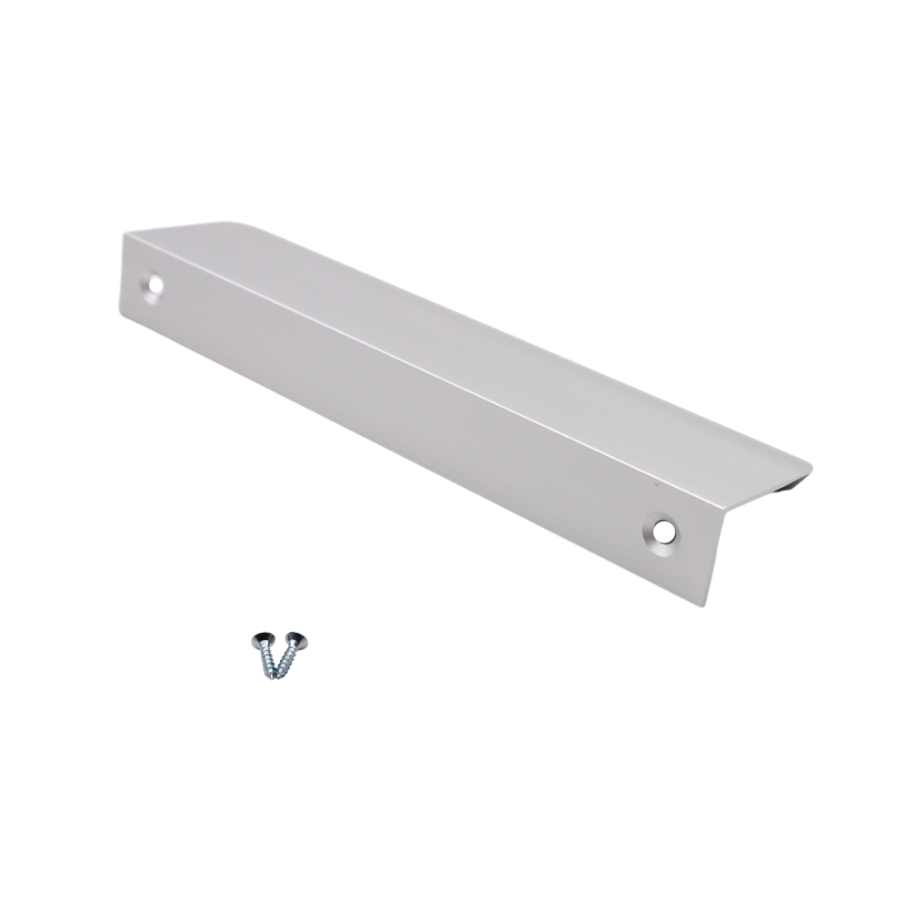 Poignée profilée rond Edge 128mm (Longueurs totales 148mm) - Aluminium