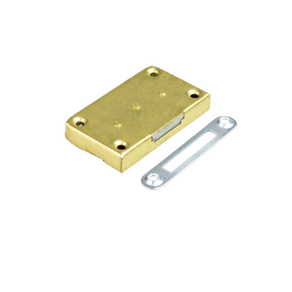 Serrure de meuble 35x60mm - Or
