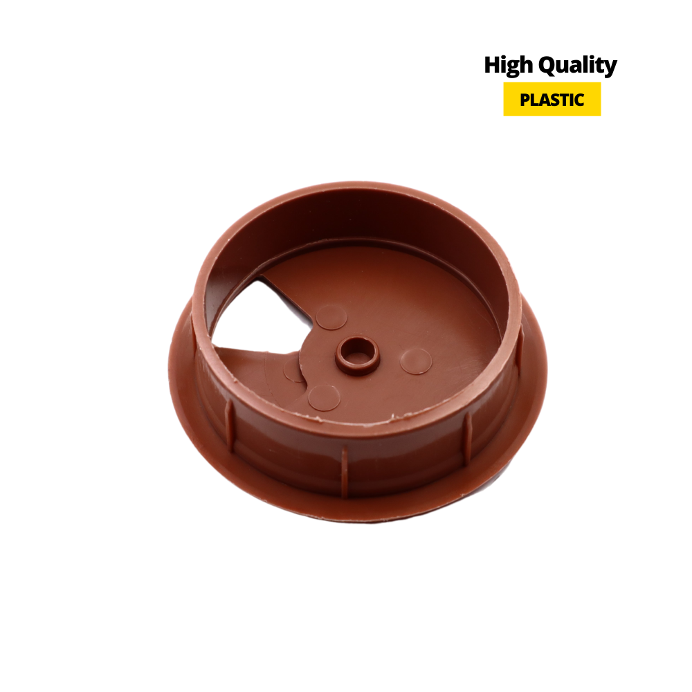 Passe-câble en plastique 60mm - Marron