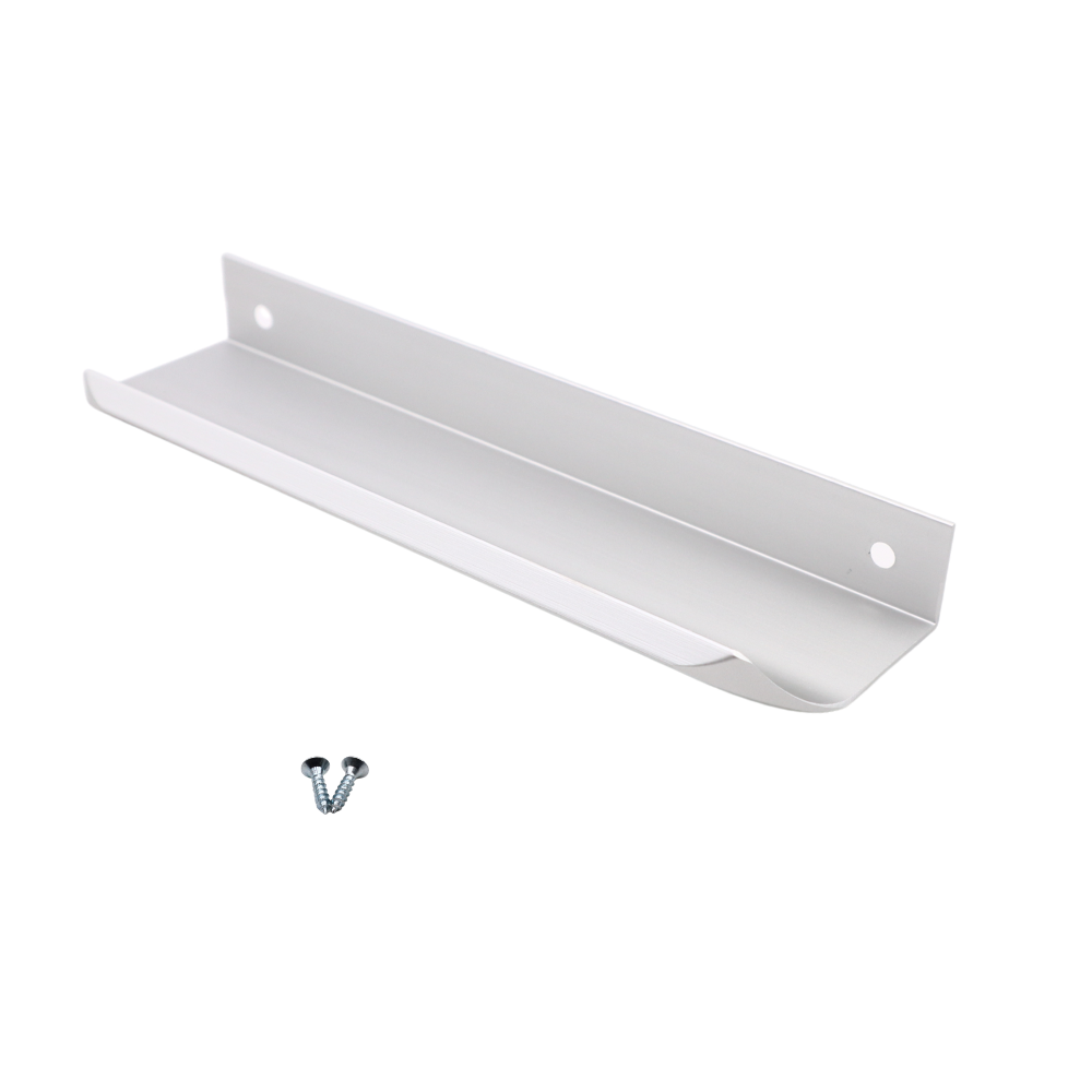 Poignée profilée rond Edge 128mm (Longueurs totales 148mm) - Aluminium