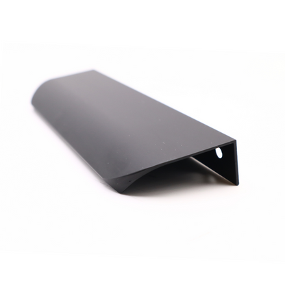 Poignée profilée rond Edge 128mm (Longueurs totales 148mm) - Noir Mat