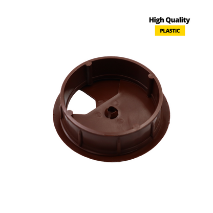 Passe-câble en plastique 60mm - Marron foncé