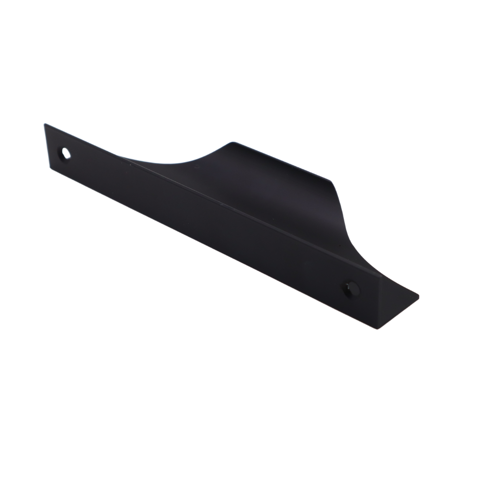 Poignée profilée UFO Edge 128mm (Longueurs totales 148mm) - Noir Mat
