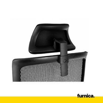 FILIPPO I - Chaise de Bureau Recouverte de Micro-Maille de Haute Qualité - Noir H134cm L64cm