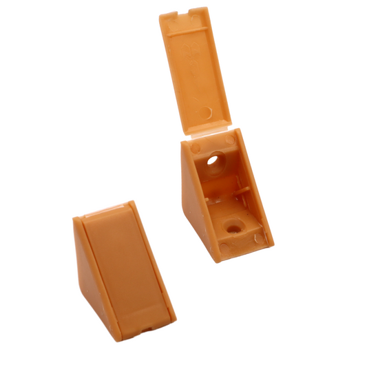Équerre d'angle plastique - Cerise 100 pièces