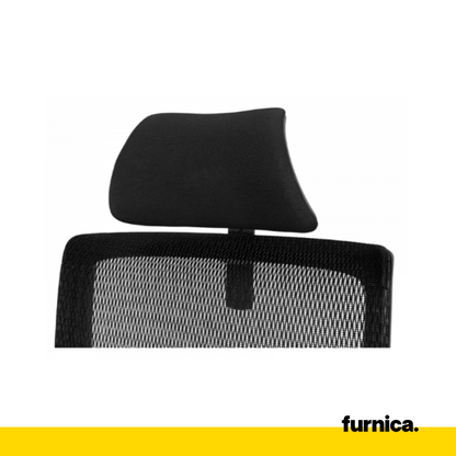 FILIPPO I - Chaise de Bureau Recouverte de Micro-Maille de Haute Qualité - Noir H134cm L64cm