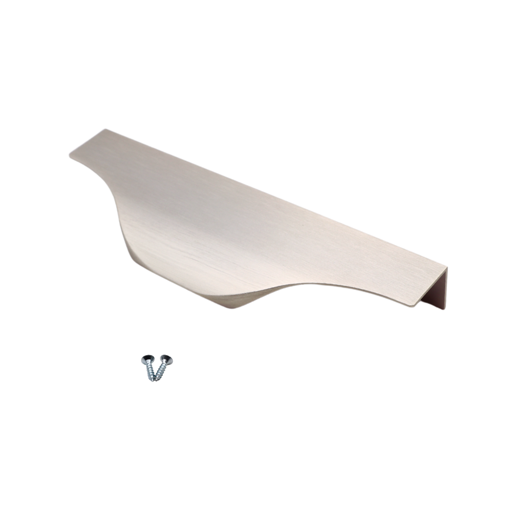 Poignée profilée UFO Edge 128mm (Longueurs totales 148mm) - Acier brossé