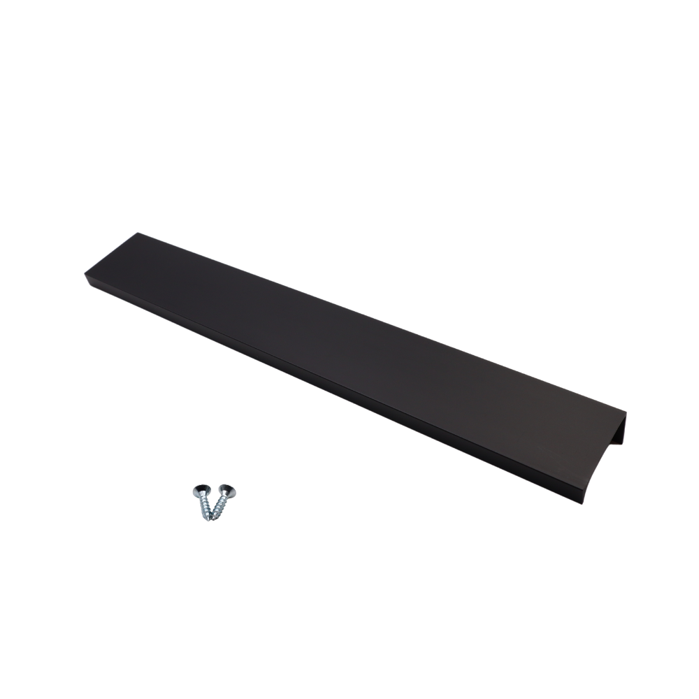 Poignée profilée Edge 256mm (Longueurs totales 276mm) - Noir