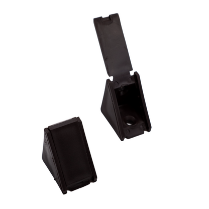 Équerre d'angle plastique - Noir 500 pièces