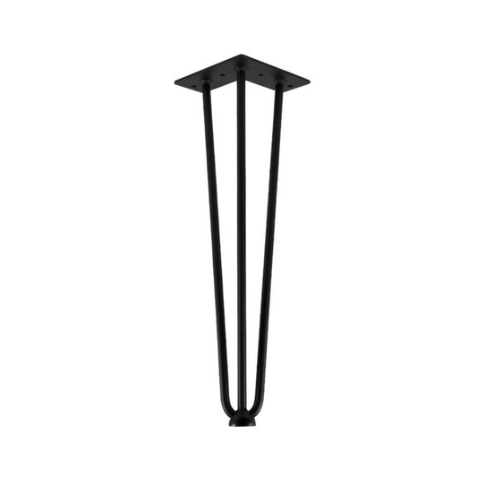 Pied de meuble 406mm - Noir