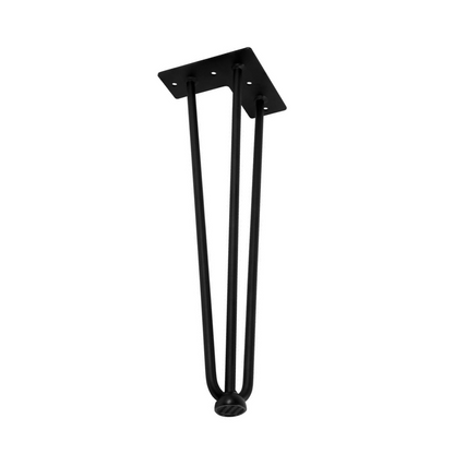 Pied de meuble 406mm - Noir