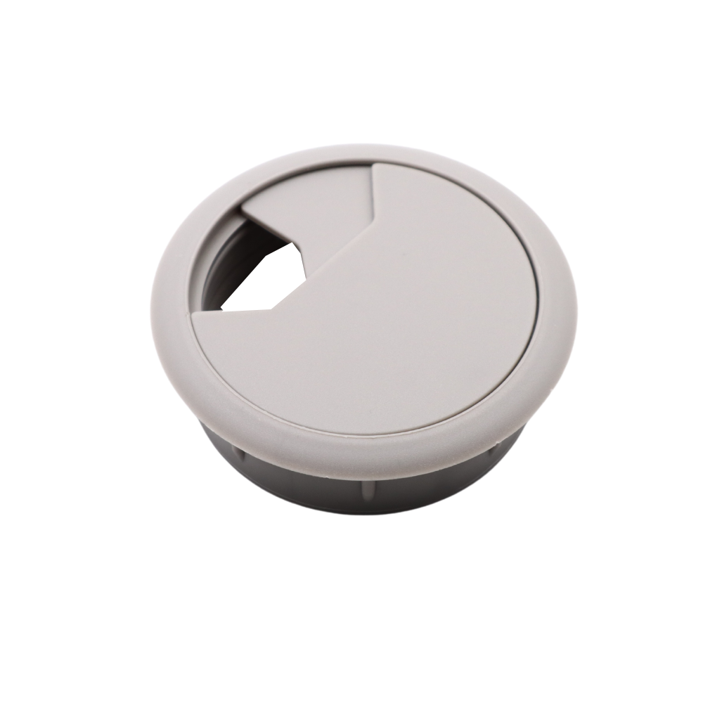 Passe-câble en plastique 60mm - Gris