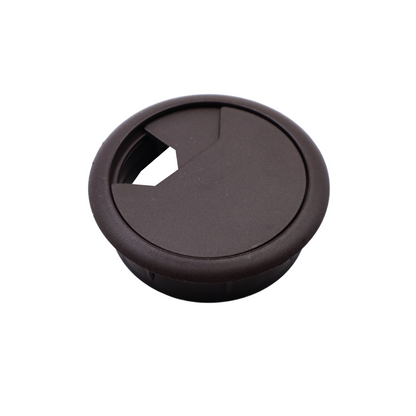 Passe-câble en plastique 60mm - Marron très foncé
