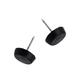 Patin à clouer Ø15mm en plastique - Noir - 50 pièces