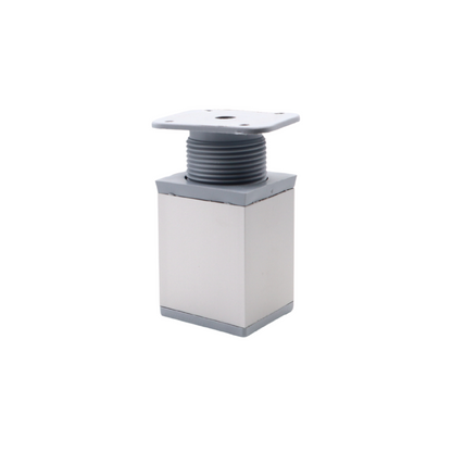Pied de meuble carré réglable 40x40mm - 60mm - Aluminium