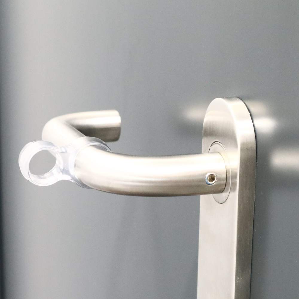 Butoir de porte pour poignée 2 pièces