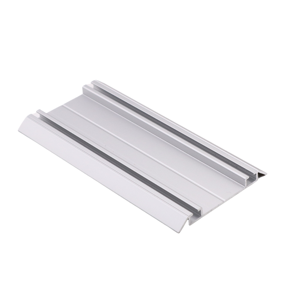 Rail à Double Fond en Aluminium 560cm - Argent Anodisé