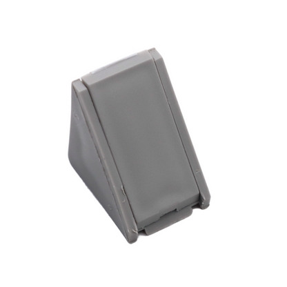 Équerre d'angle plastique - Gris 100 pièces