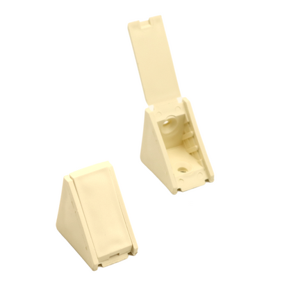 Équerre d'angle plastique - Vanille 500 pièces