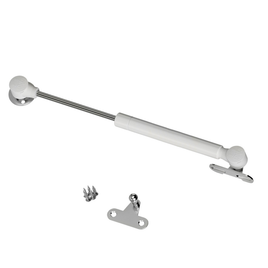 Verin de porte à gaz 250mm - 80N - Blanc