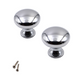 Bouton de meuble - Chrome