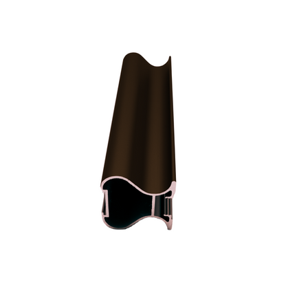 NOAH 10mm Poignée Verticale en Aluminium Profil 270cm - Cognac Anodisé